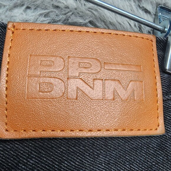 Princess Polly Jeans Womens 4 Black High-Waisted Button-Fly 100% Cotton - Picture 11 of 13